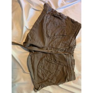Brown Free People Cargo Shorts